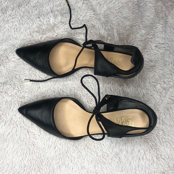 Franco Sarto Shoes - Franco Sarto Darlis Leather Kitten Heels